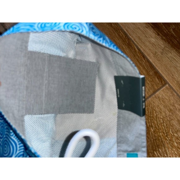 BONOBOS Board Shorts Mens Size W40 Blue Geometric 9” Inseam Pockets Cruise New - Picture 9 of 9